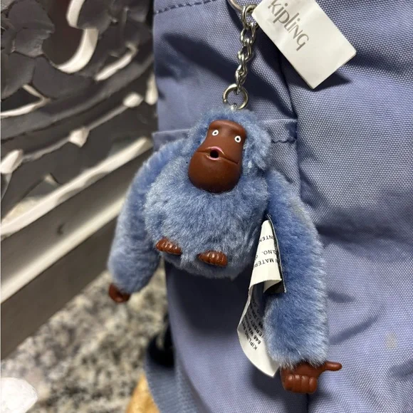 Kipling Dusty Blue Backpack - Picture 4 of 13